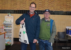 Namens Yarrah Organic Petfood op bezoek: Daan van der Mooren en Arthur Hartman.